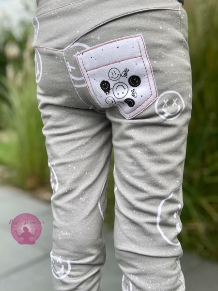 Taschen Patch - Konfetti - " Smilie ALL "